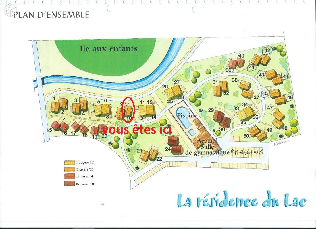 plan de la résidence